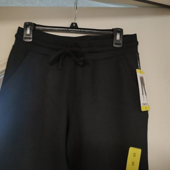 New 32 Degrees Black Cropped Soft Pants Size Women's Small - Picture 2 of 2